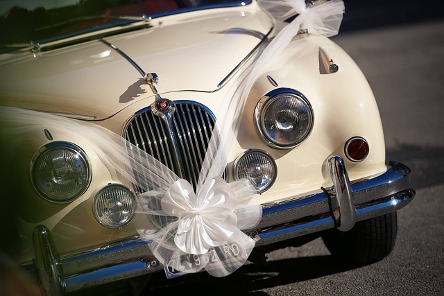 Voiture pour un mariage