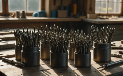 Outils de précision : forets et tarauds pour un travail efficace