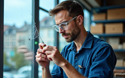 Réparation de fissures : expertise de votre vitrier à Carouge